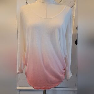 WE THE FREE OMBRE TOP SIZE M